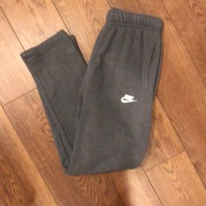 Gray Nike sweatpants